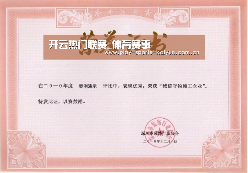 荣誉证书二